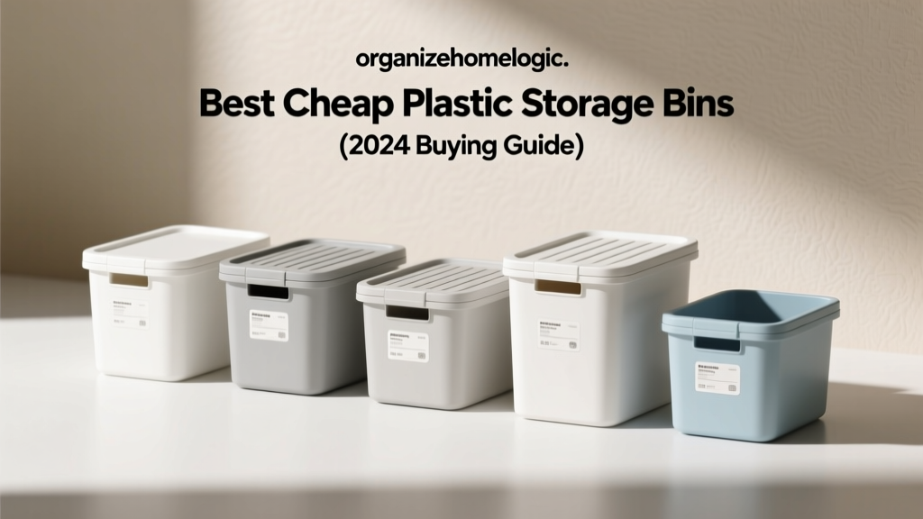 Best Cheap Plastic Storage Bins (2024 Buying Guide)