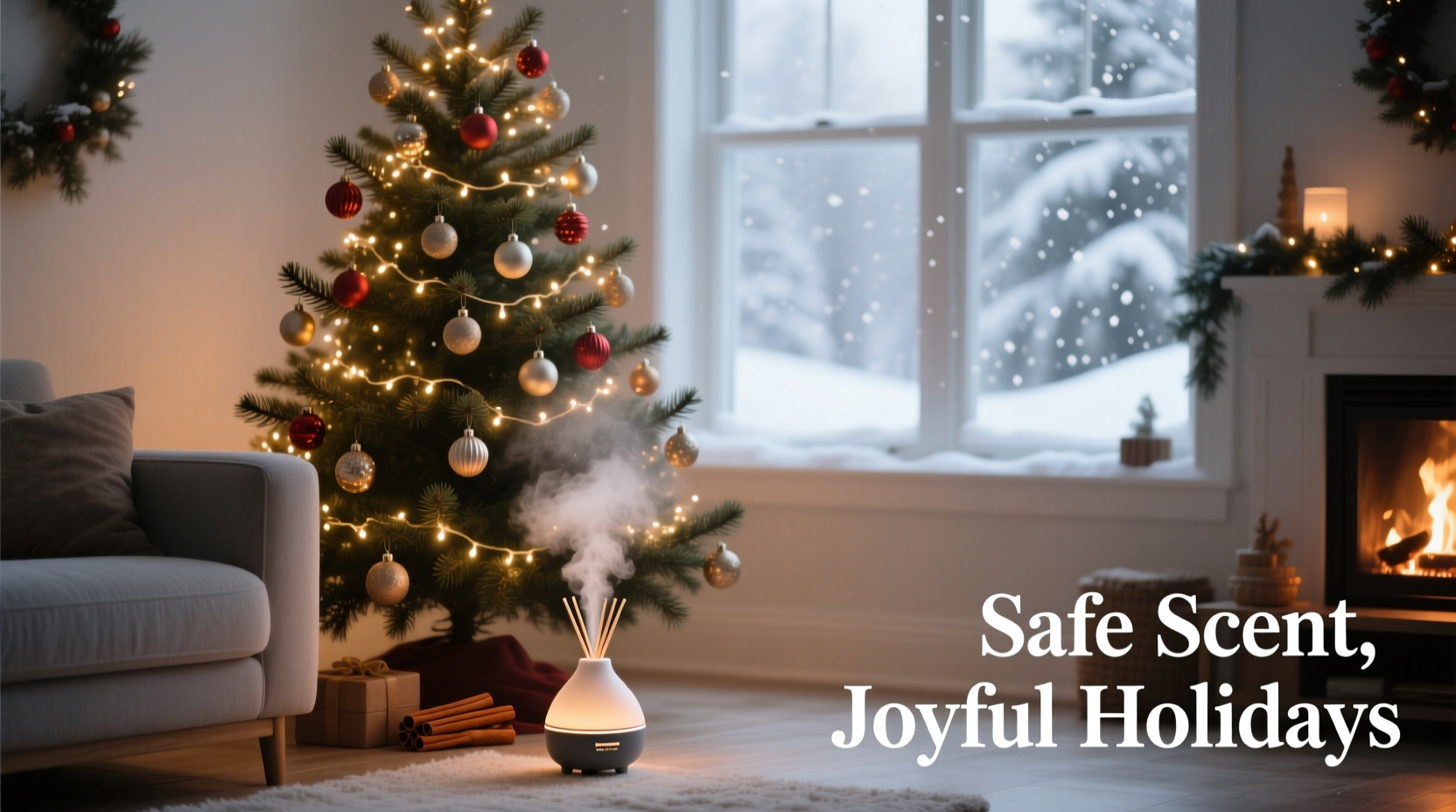 how to add subtle scent diffusion to your christmas tree without fire hazards