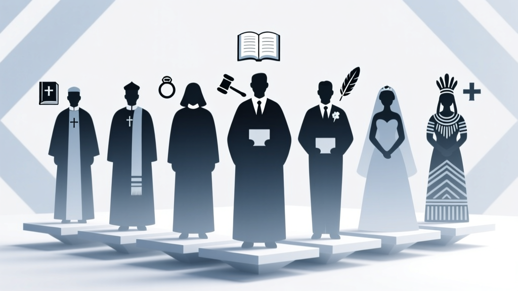 Who Officiates a Wedding? 7 Legal Options (2026)