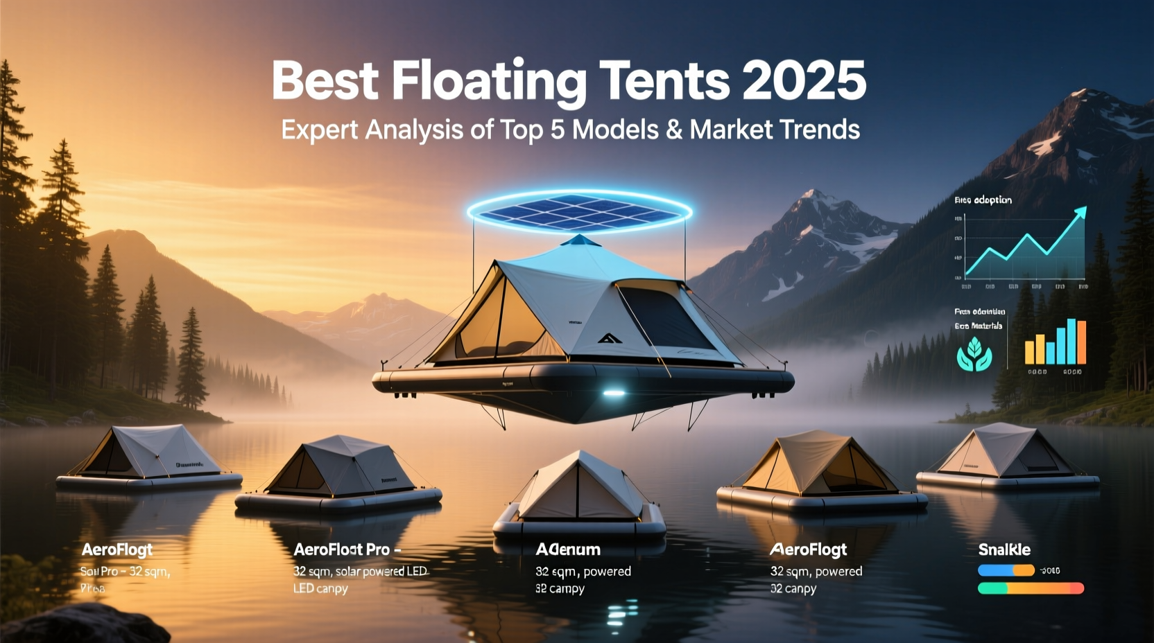 best selling floating tent