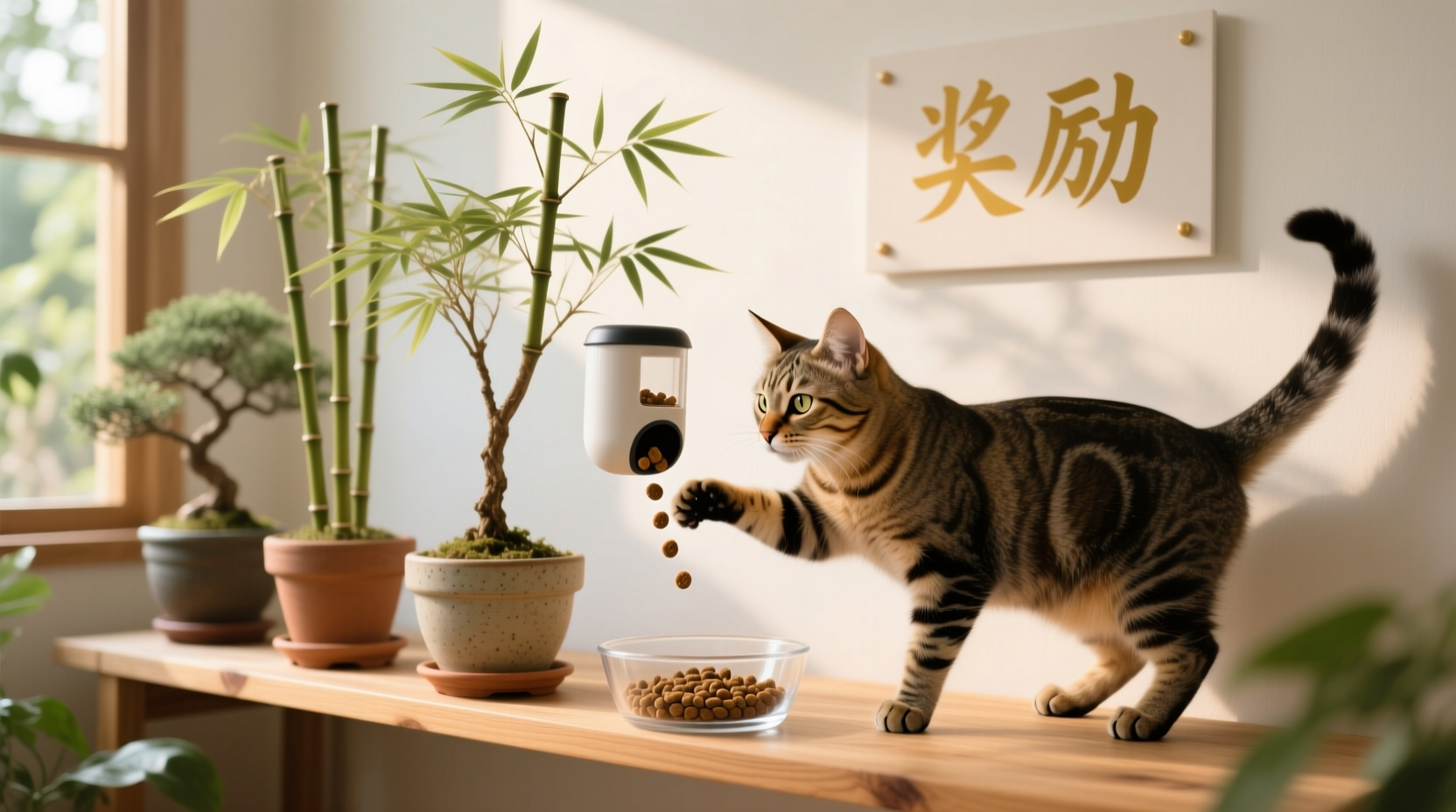 Curated visual reference: Cats Learning From Positive Reinforcement Reference: How To Train Cats Away From Knocking Over Lightweight Trees