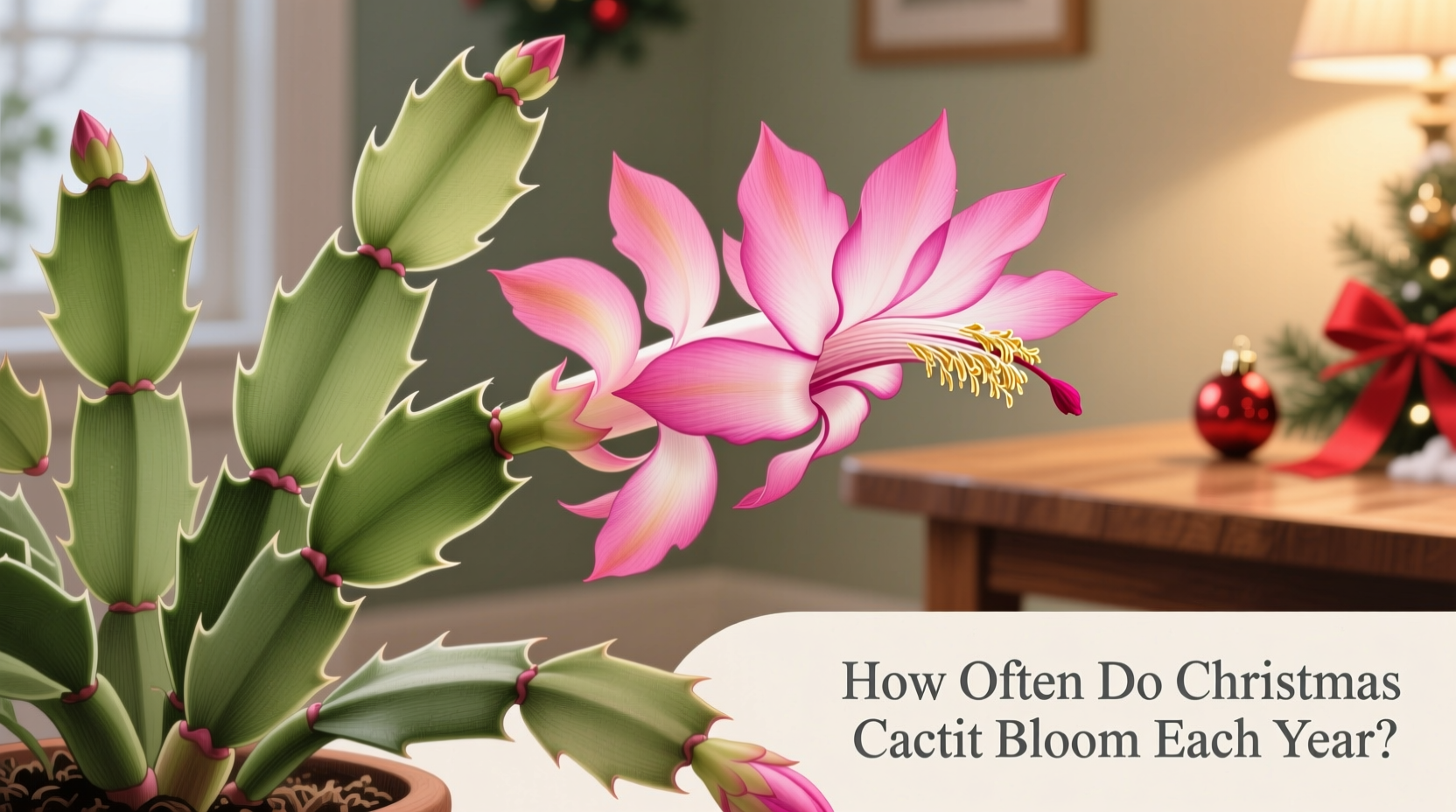 how often do christmas cactus bloom