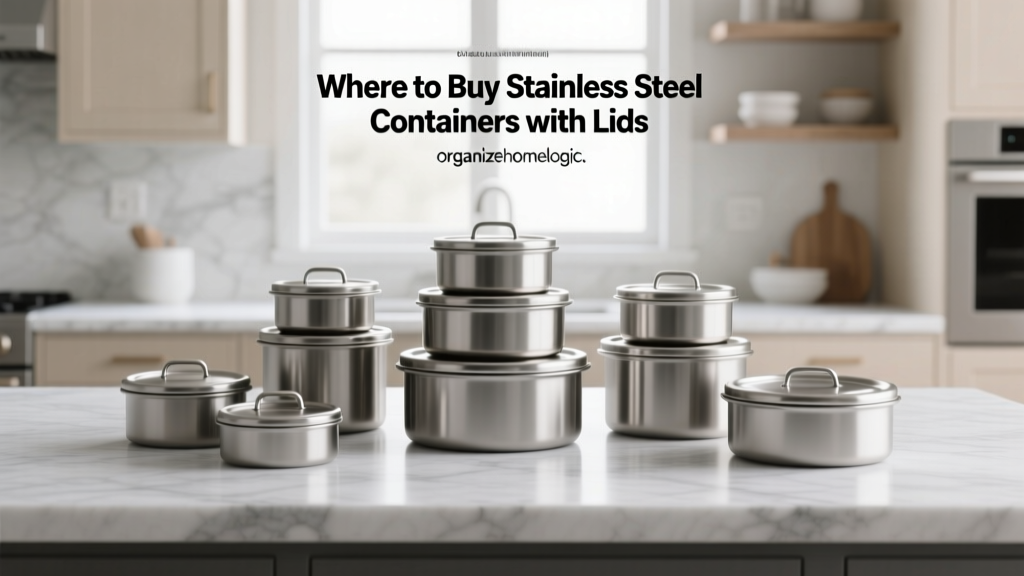 Where to Buy Stainless Steel Containers with Lids