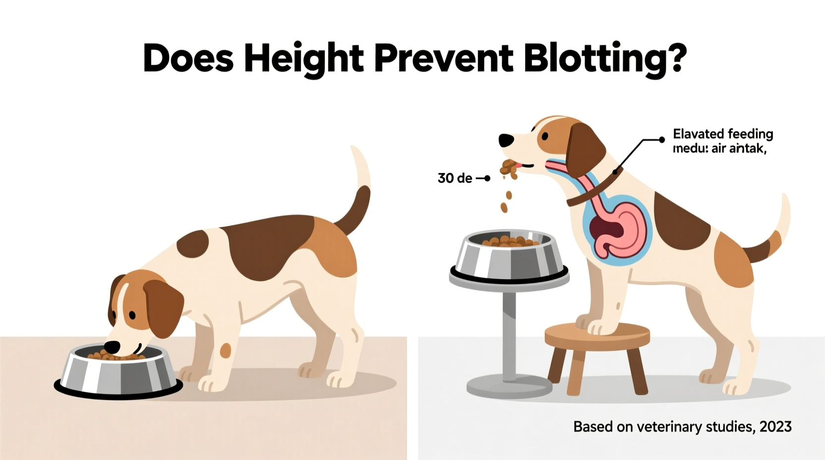 elevated dog bowls vs standard bowls does height actually prevent bloating