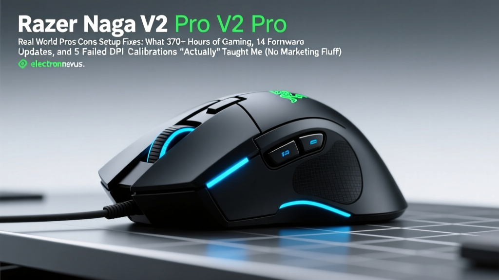 Razer Naga V2 Pro Real World Pros Cons Setup Fixes: What 370+ Hours of Gaming, 14 Firmware Updates, and 5 Failed DPI Calibrations *Actually* Taught Me (No Marketing Fluff)