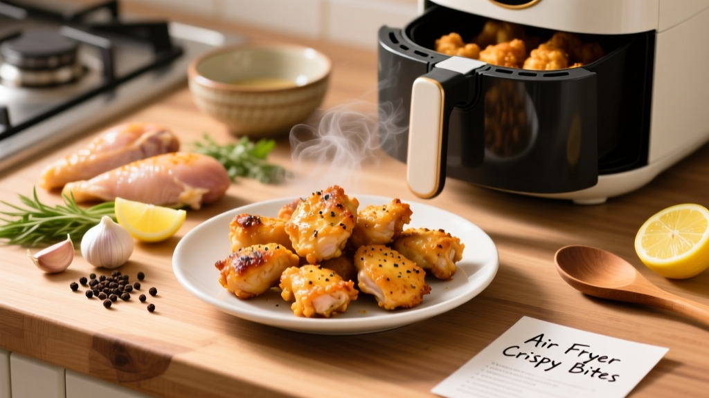 Crispy Air Fryer Chicken Bites (No Oil Needed!)