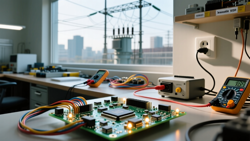 Describing the Process of Where Electricity Comes From: Grid to Workbench