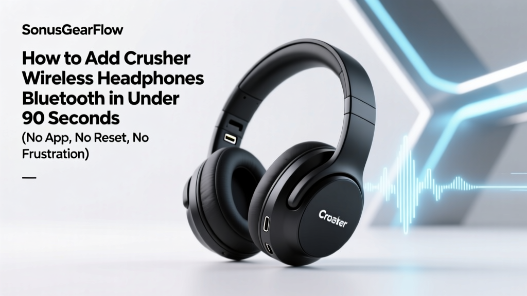 Crusher Wireless Headphones Bluetooth Pairing (2026)