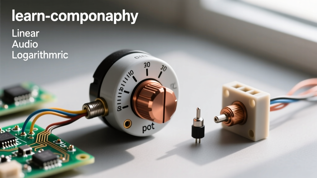 Picture of a Potentiometer: Component ID & Wiring Guide