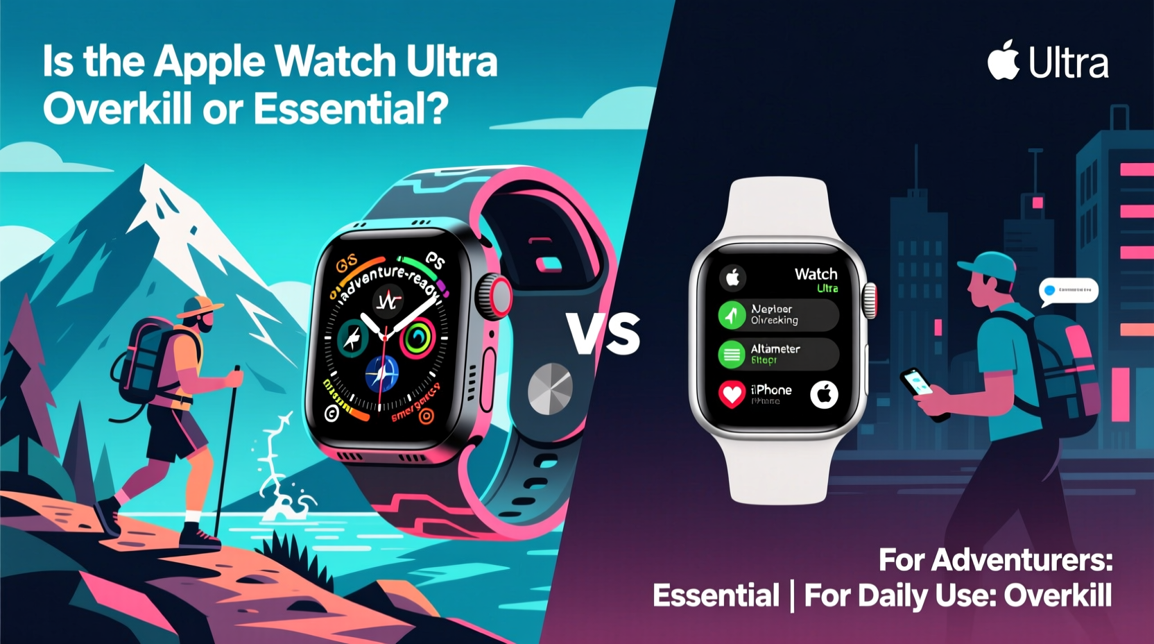 is the apple watch ultra overkill for everyday users or essential for adventurers
