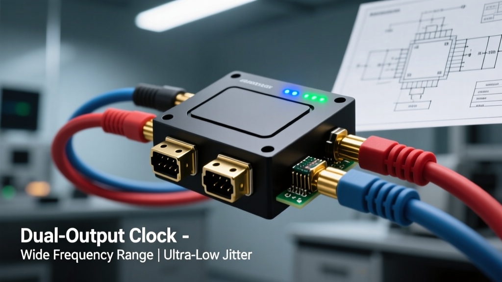 Dual Output Clock Provides Wide Frequency Range and Low Jitter: Engineering Insights for High-Speed Interconnects