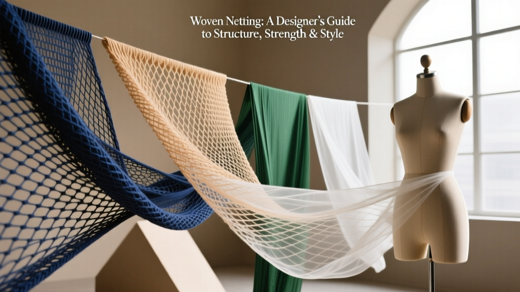 Woven Netting: A Designer’s Guide to Structure, Strength & Style