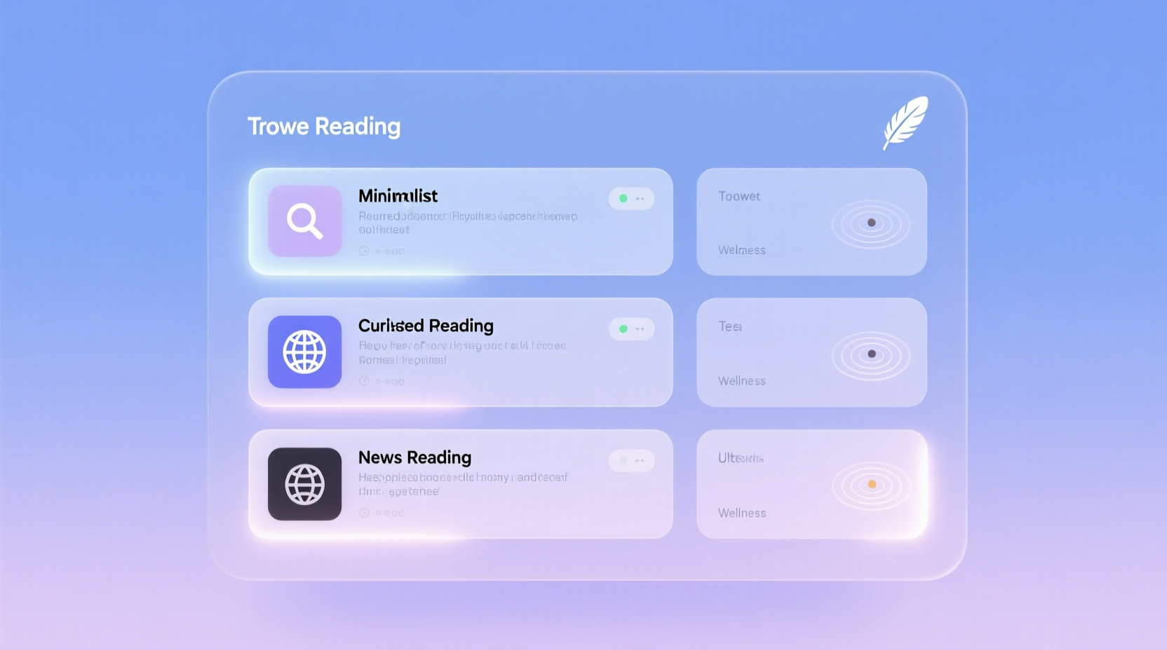 trove provides curated and lightweight news reading