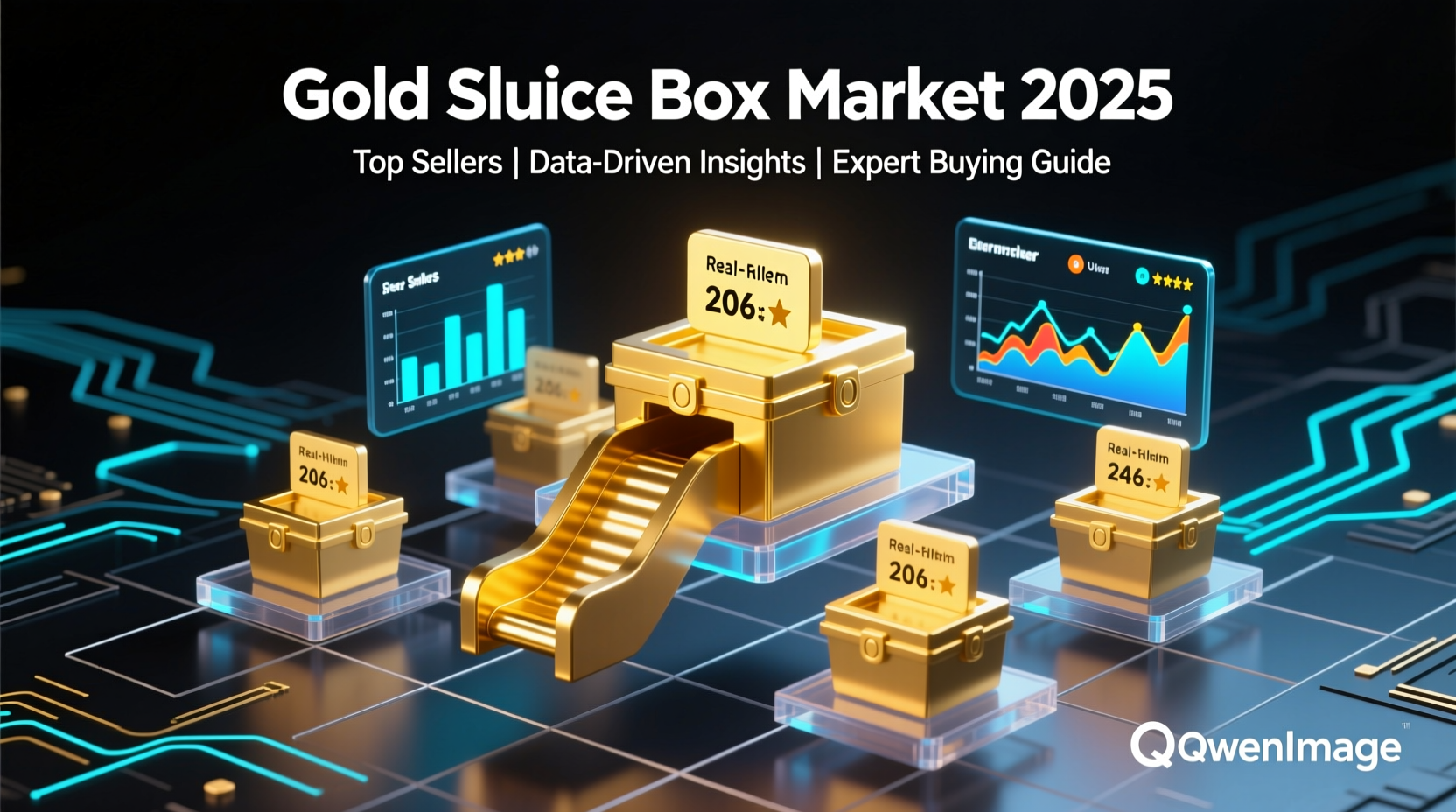 hot selling gold sluice box