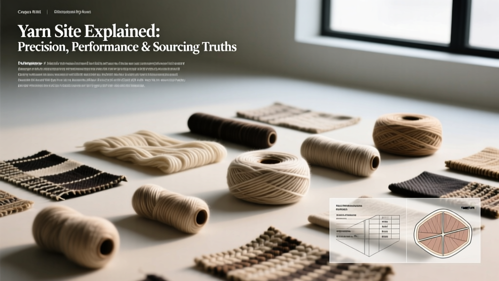 Yarn Site Explained: Precision, Performance & Sourcing Truths