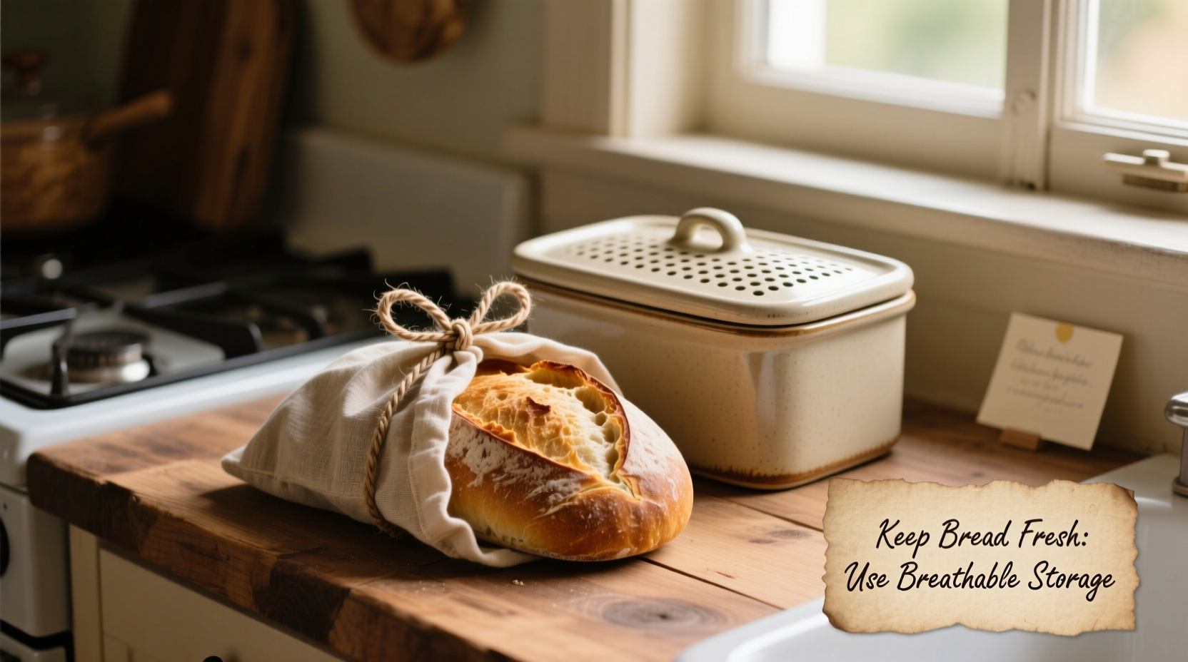 best way to store bread to keep it from going stale