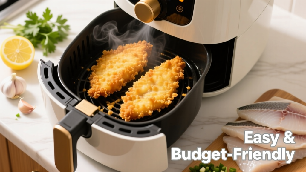 Crispy Breaded Fish Fillets in Air Fryer