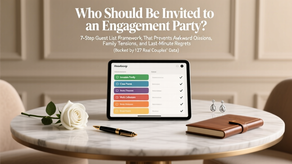 Engagement Party Guest List: 7-Step Framework (2026)