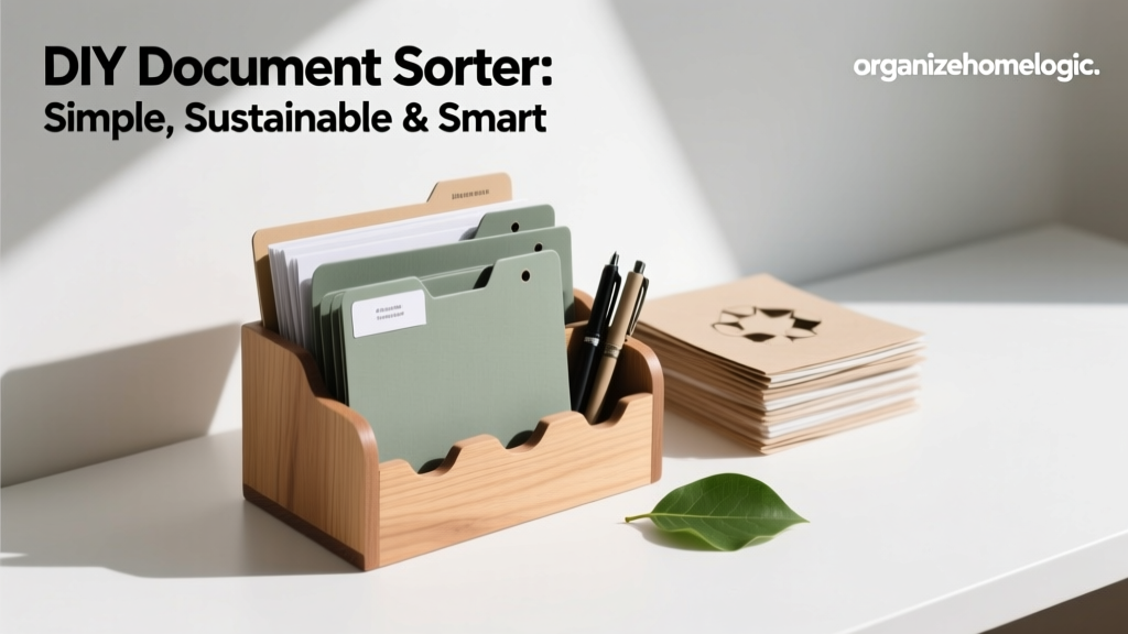 DIY Document Sorter: Simple, Sustainable & Smart