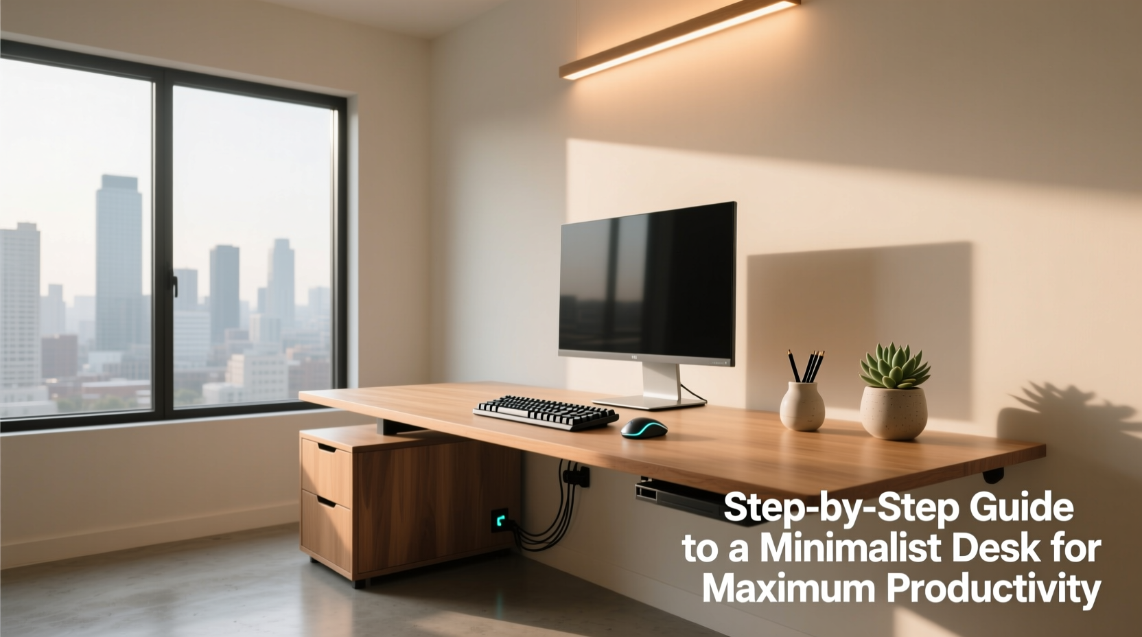 step by step guide to building a minimalist desk setup for maximum productivity