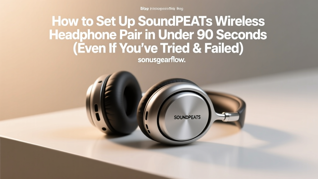 SoundPEATS Pairing Guide: Fix Bluetooth Issues (2026)