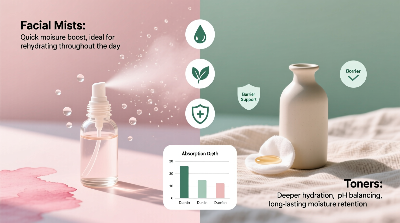 facial mists vs toners which hydrates better for dry skin types