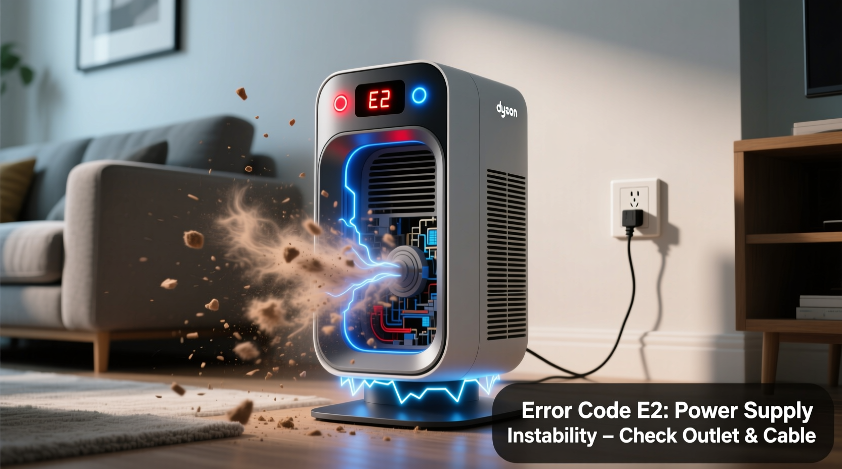 why does my dyson keep pulsing on and off