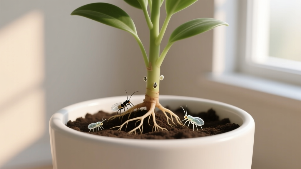How to Get Small Bugs Out of Indoor Plant Cuttings