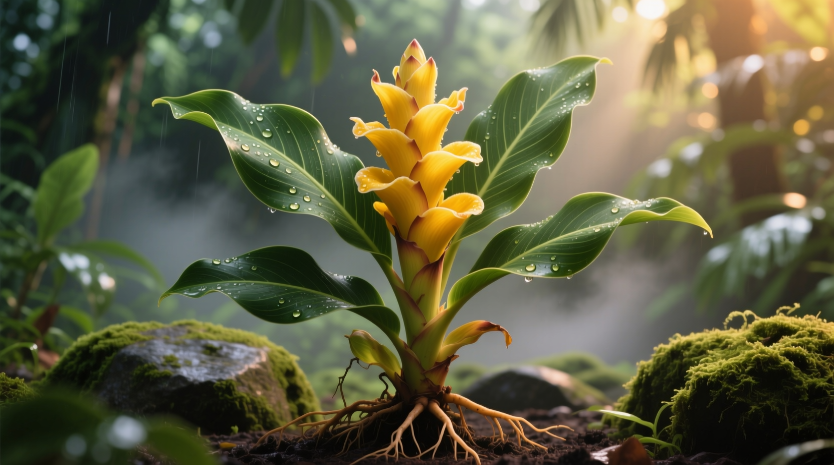 ginger curcuma plant