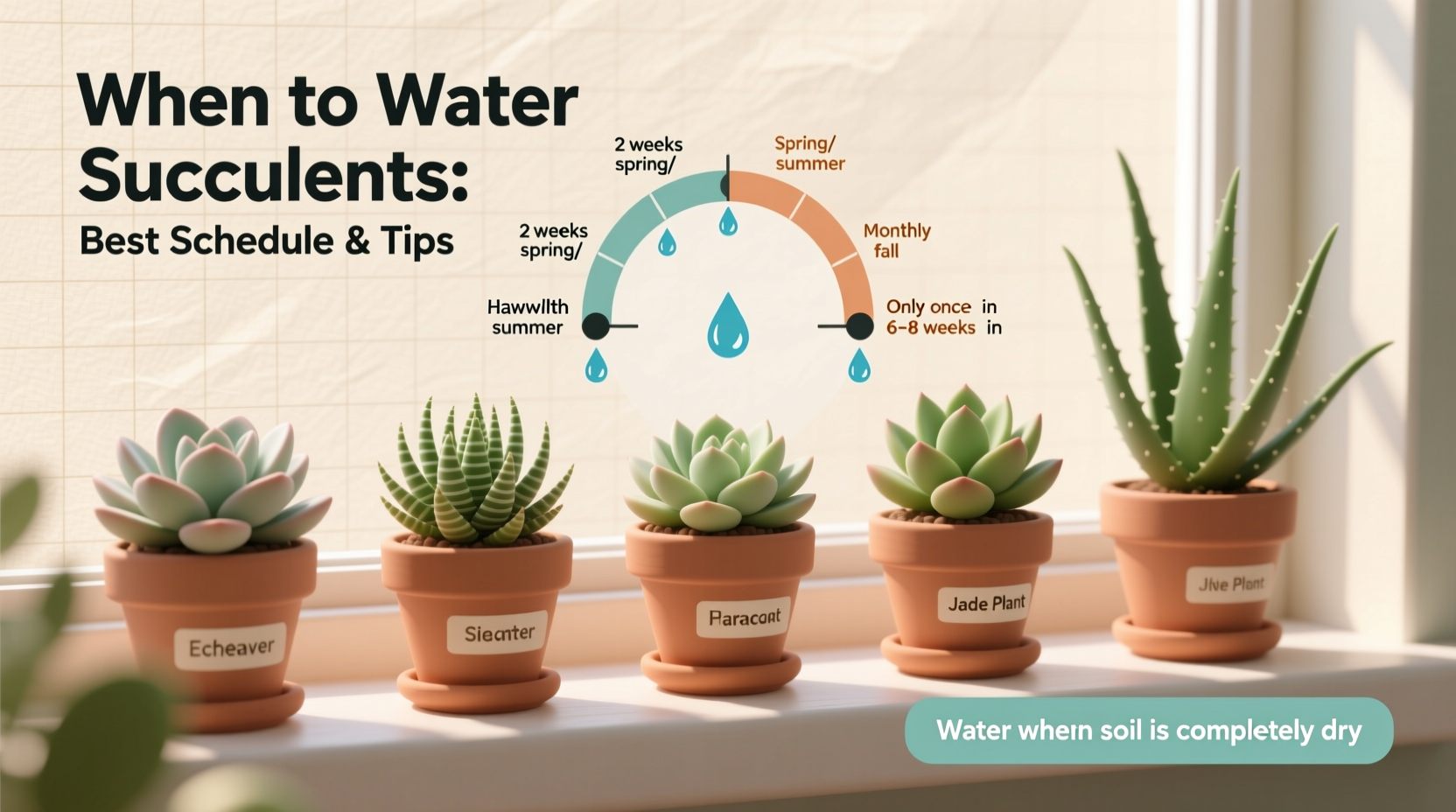 Succulent Watering Guide: 5 Mistakes to Avoid