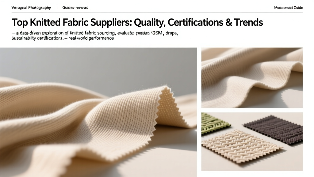 Top Knitted Fabric Suppliers: Quality, Certifications & Trends