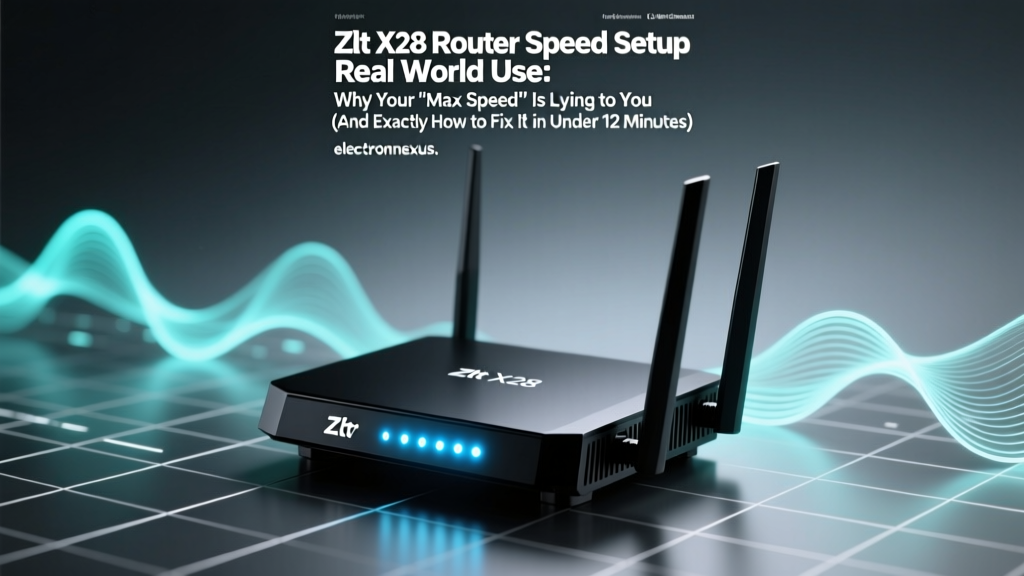Zlt X28 Router Speed Setup Real World Use: Why Your 'Max Speed' Is Lying to You (And Exactly How to Fix It in Under 12 Minutes)