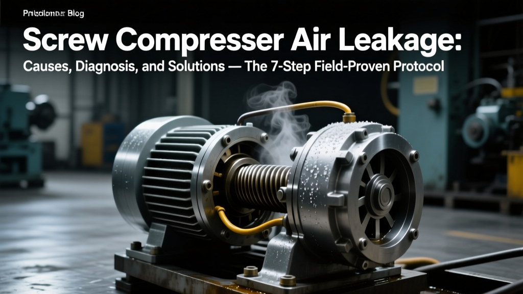 Screw Compressor Air Leak Fixes: 7-Step Protocol