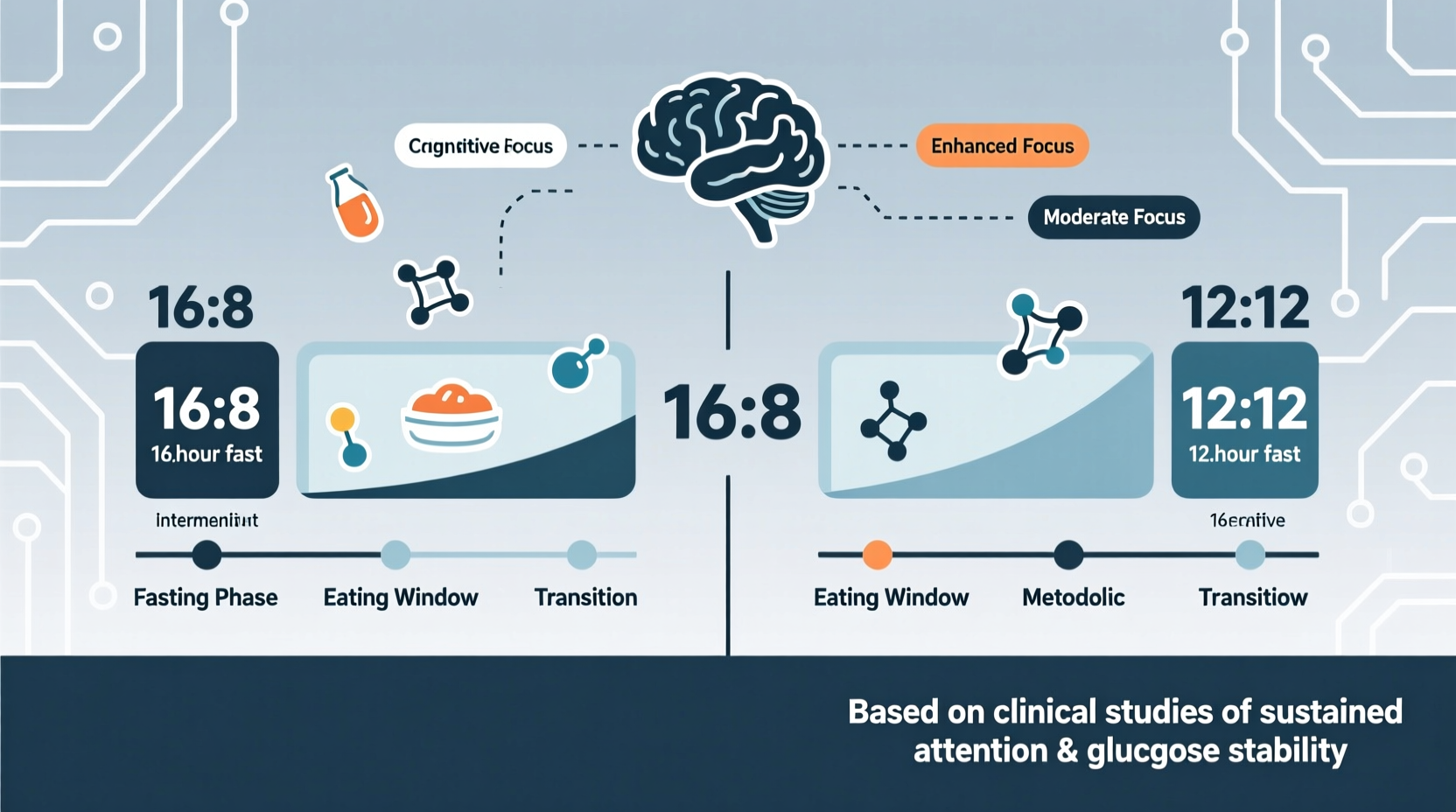 intermittent fasting 16 8 vs 12 12 which window yields better focus