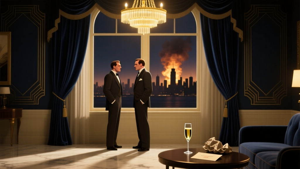 Nick and Gatsby Conversation: American Dream Truth