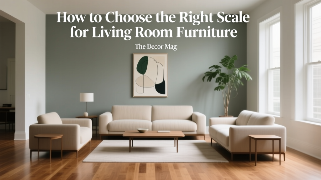 Living Room Furniture Scale: How to Choose Right (2026)