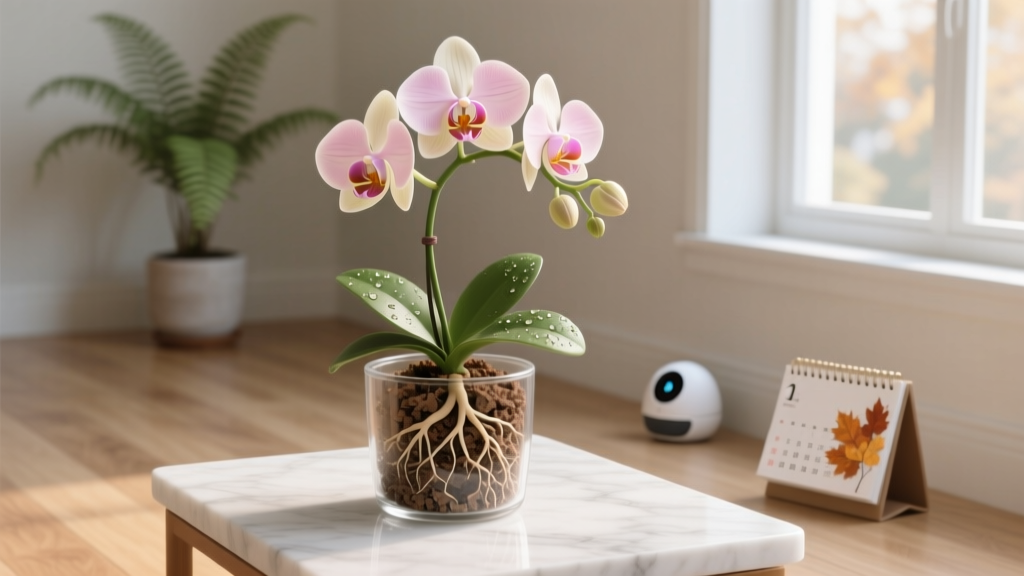 Orchid Lifespan Indoors: Root Health > Watering Frequency