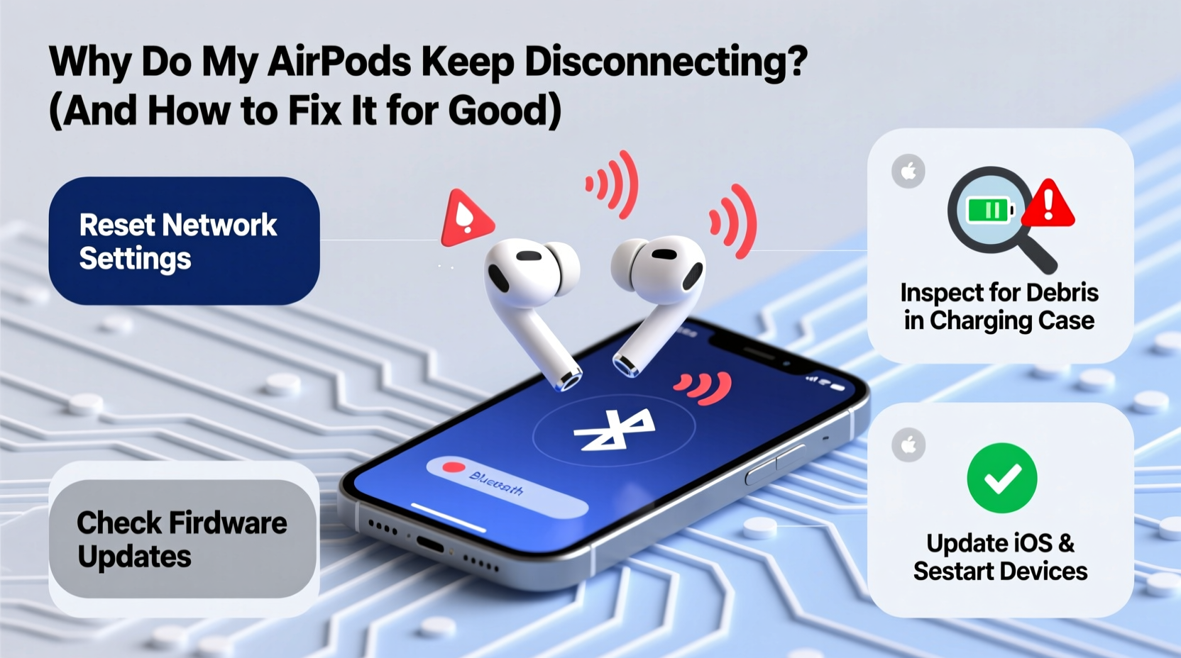 why do my airpods keep disconnecting and how to fix it for good