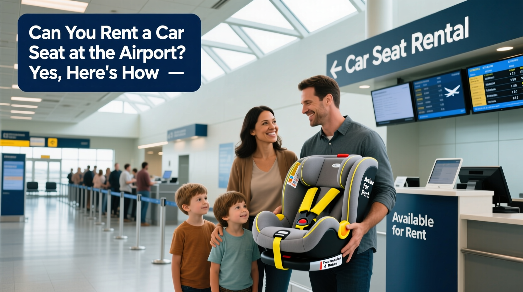 can you rent a car seat at the airport