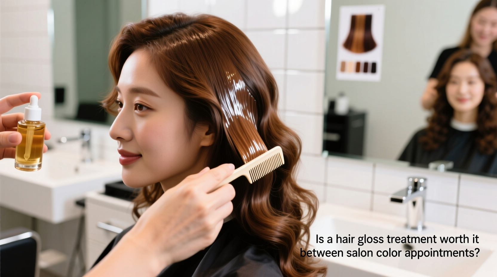 is a hair gloss treatment worth it between salon color appointments