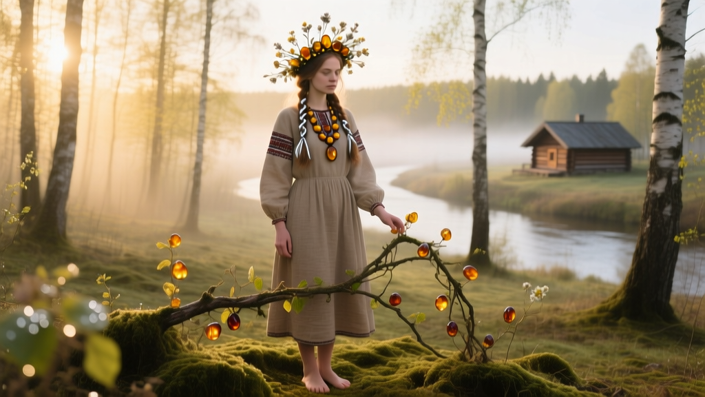 Authentic Slavic Vinok Headwear & Amber Jewelry 2026