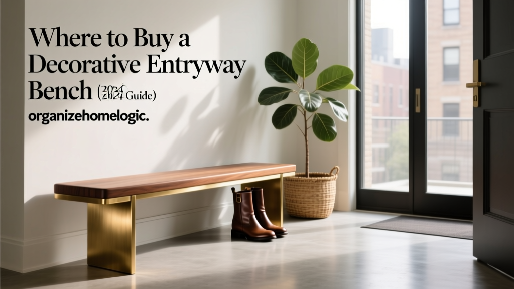 Where to Buy a Decorative Entryway Bench (2024 Guide)