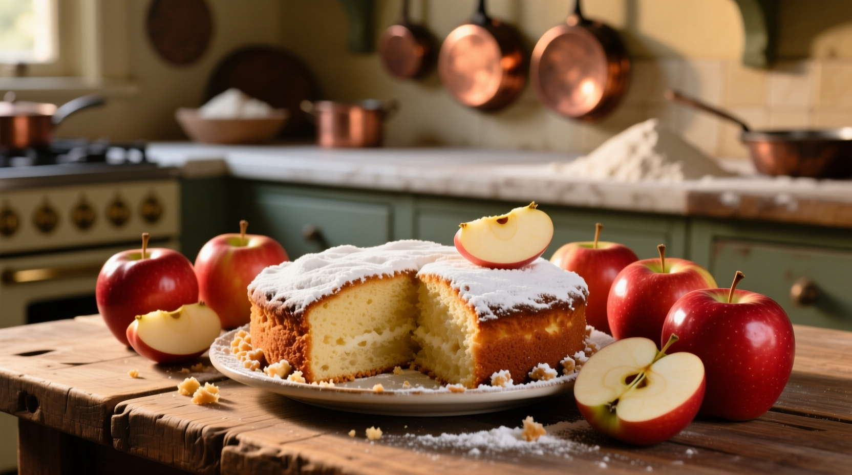 use apples to extend the shelf life of cakes