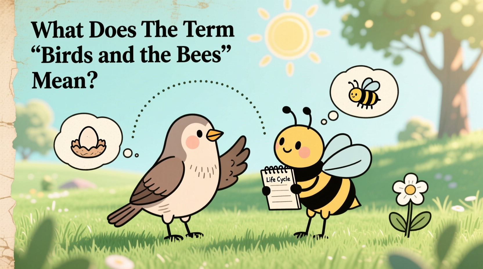 what does the term birds and the bees mean
