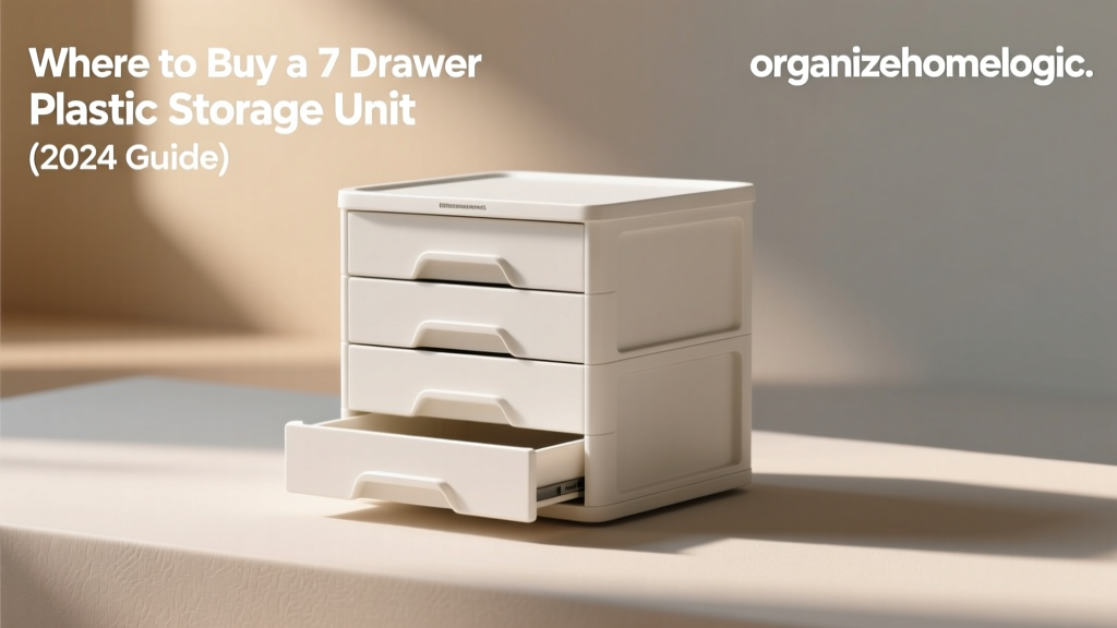 Where to Buy a 7 Drawer Plastic Storage Unit (2024 Guide)