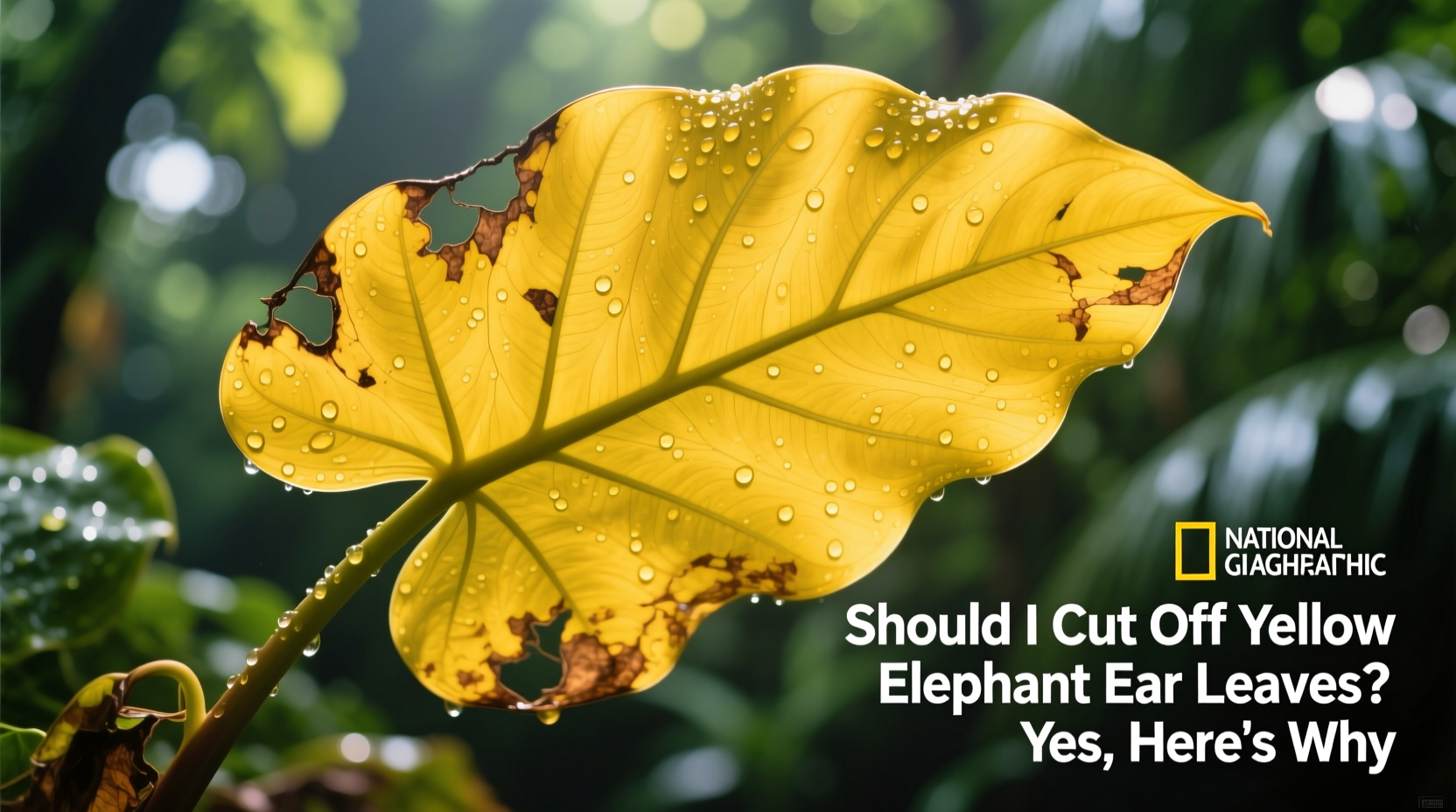 Fix Yellow Elephant Ear Leaves in 3 Steps | TheHomeSprouts