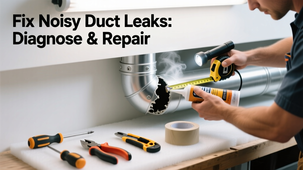 Fix Noisy Duct Leaks: Diagnose & Repair Guide