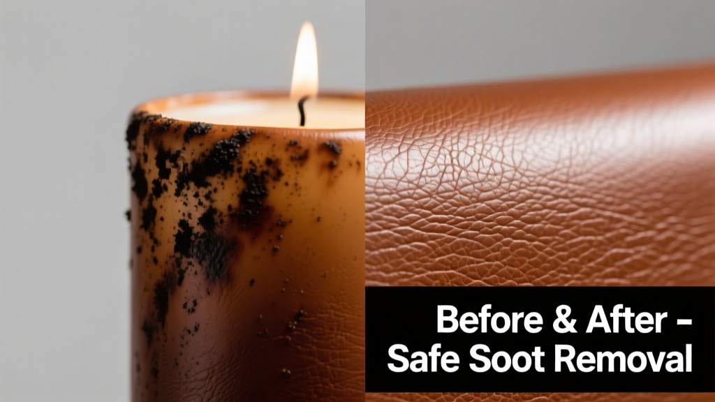 How to Remove Candle Soot from Leather Safely