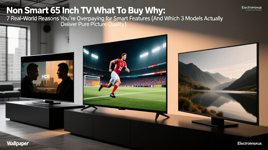 Non Smart 65 Inch Tv What To Buy Why: 7 Real-World Reasons You’re Overpaying for Smart Features (And Which 3 Models Actually Deliver Pure Picture Quality)