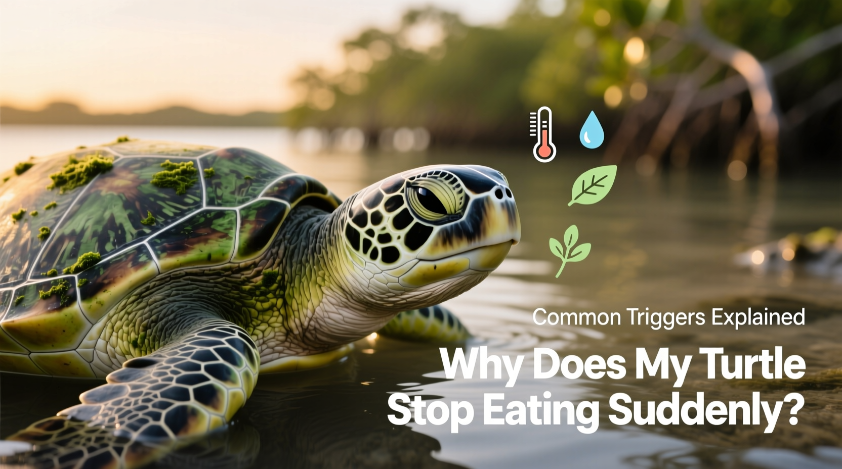 why does my turtle stop eating suddenly common triggers explained